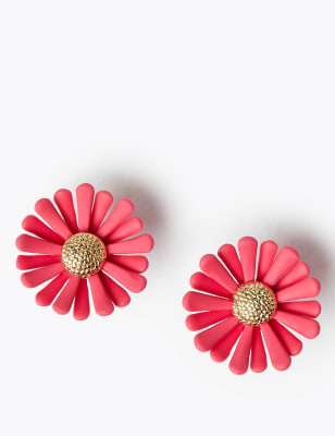 Puces d'oreilles &agrave; fleurs