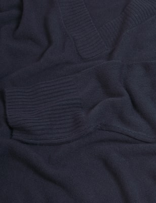 

Womens M&S Collection Supersoft V-Neck Jumper - Navy, Navy