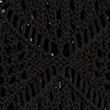 Cotton Blend Diamond Stitch Jumper - black