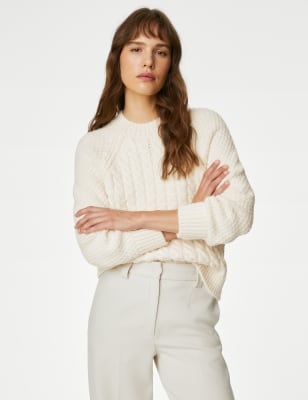 Marks and spencer best sale ladies crew neck jumpers