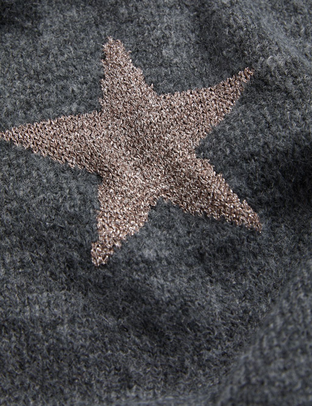 Recycled Blend Star Crew Neck Jumper image 7