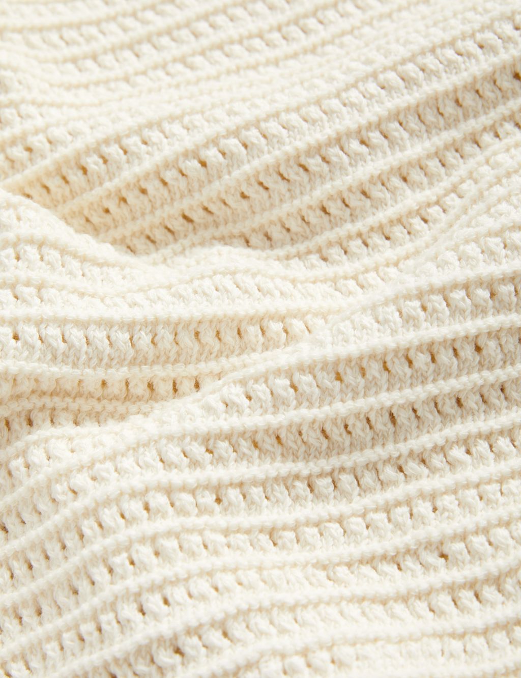 Cotton Rich Textured V-Neck Cardigan image 6
