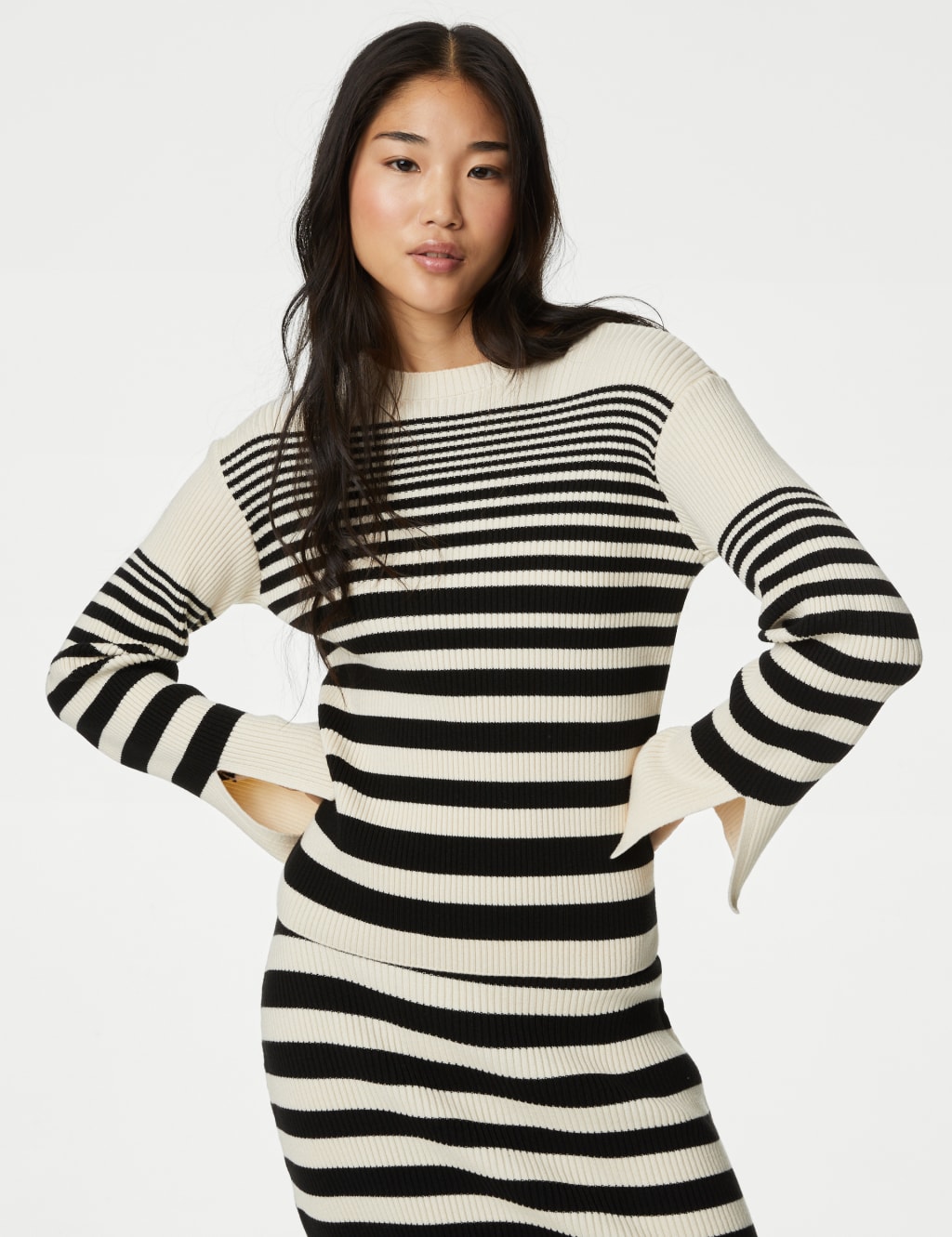 Striped Crew Neck Jumper image 4