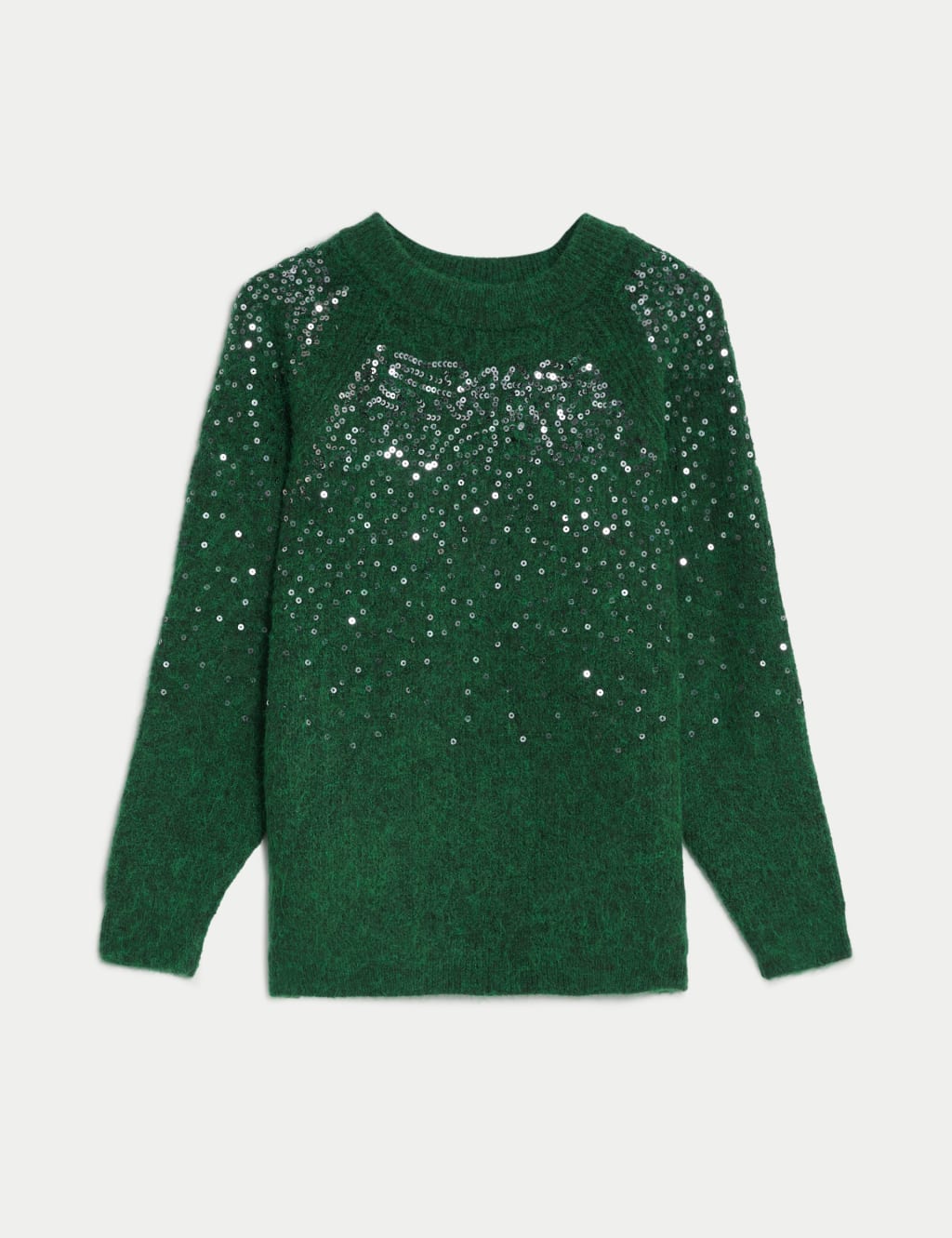 Green deals sparkly jumper