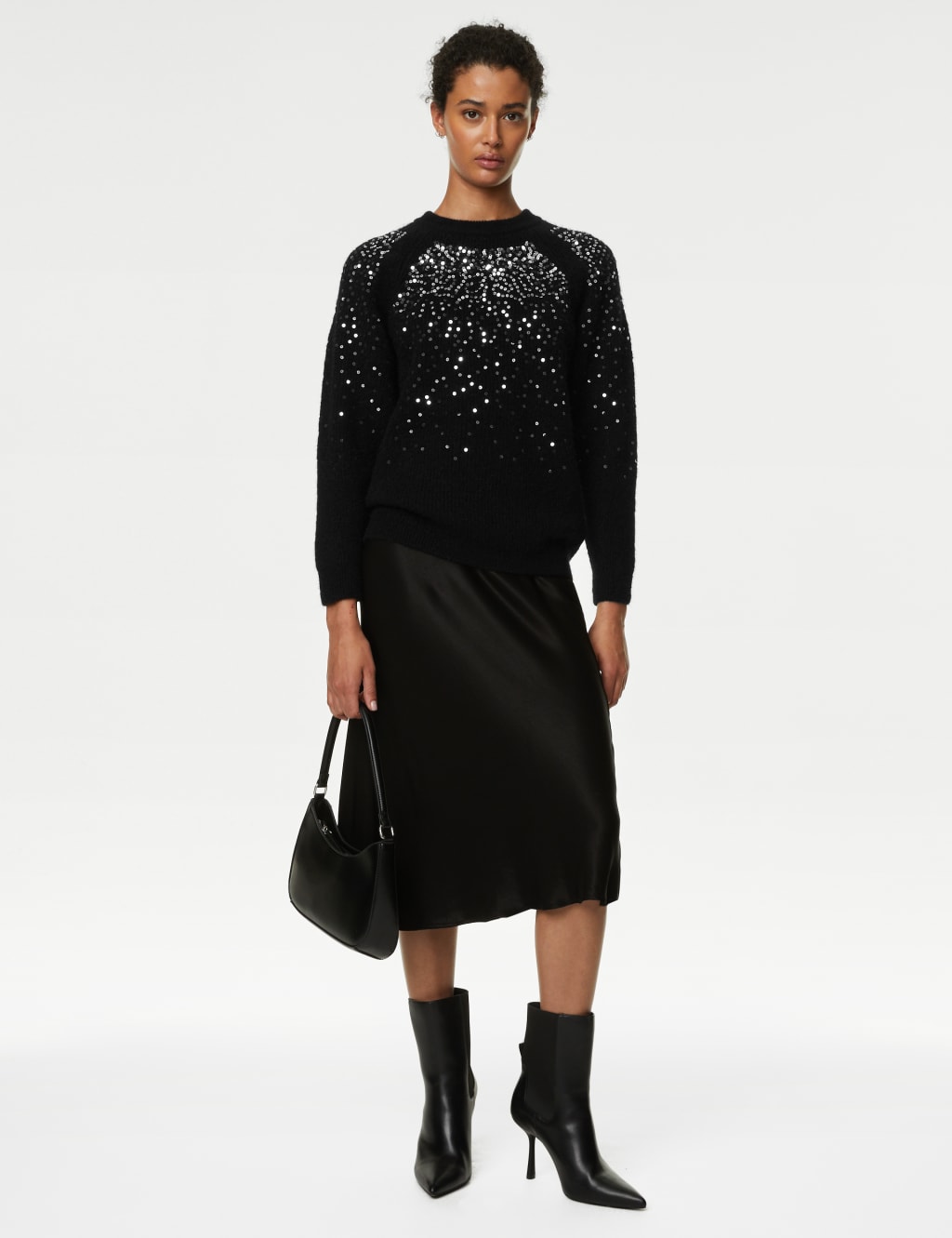 Sequin Crew Neck Jumper image 4
