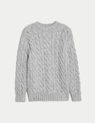 Embellished Cable Knit Jumper