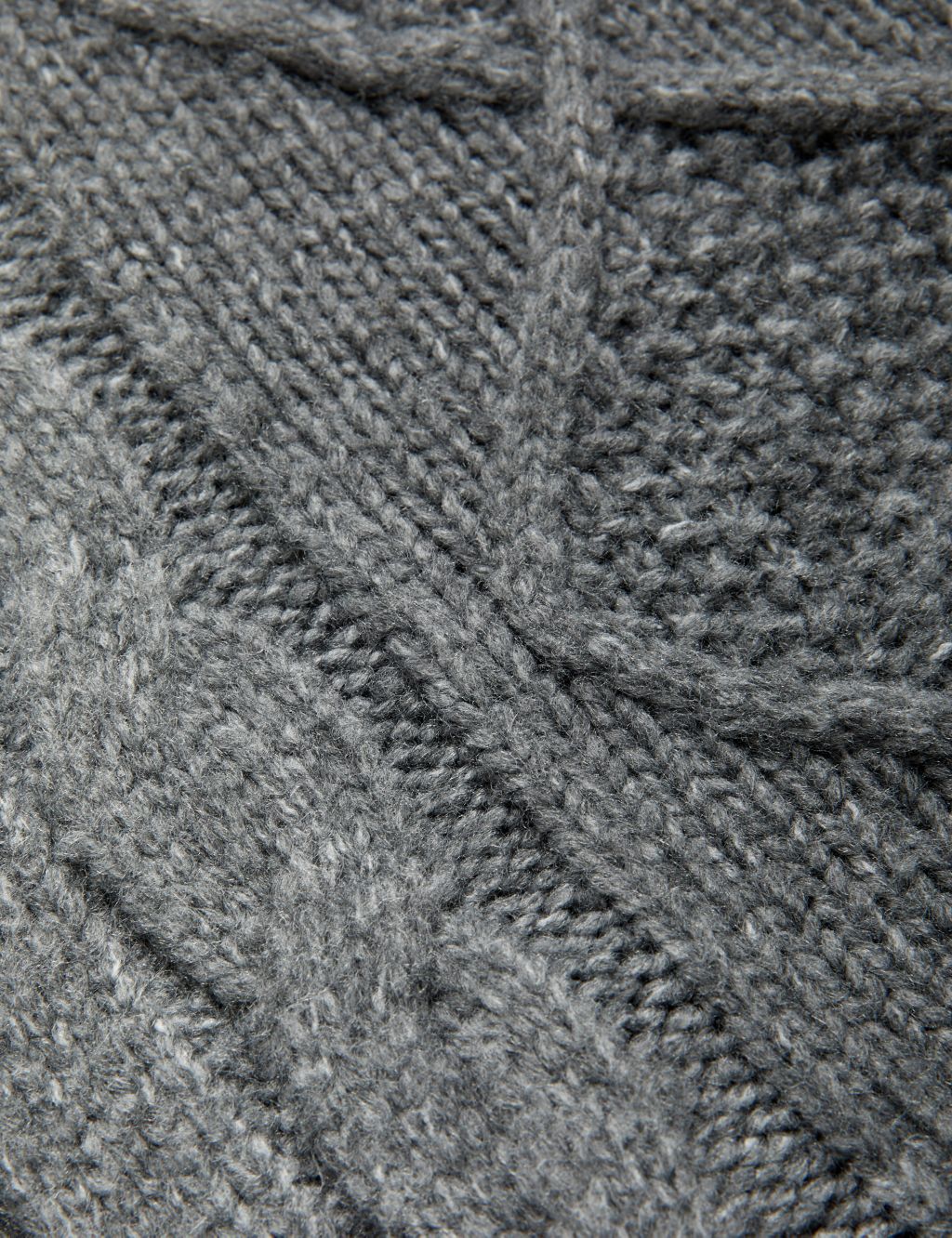 Cable Knit Edge to Edge Longline Cardigan image 5