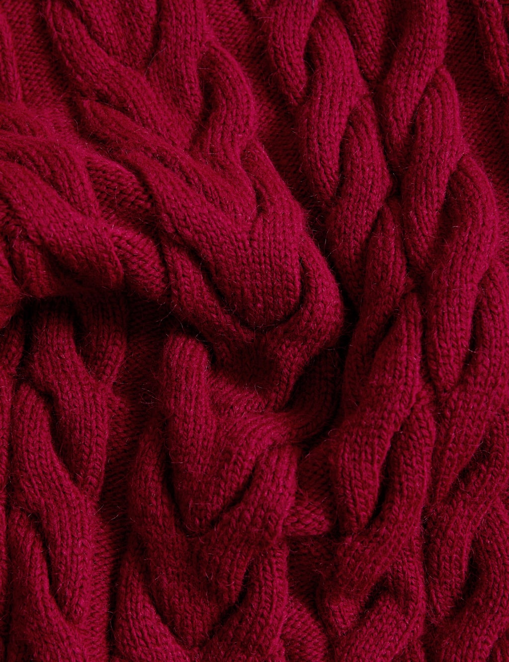 Cable Knit Roll Neck Longline Jumper image 6