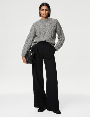 M&s cable knit on sale jumper