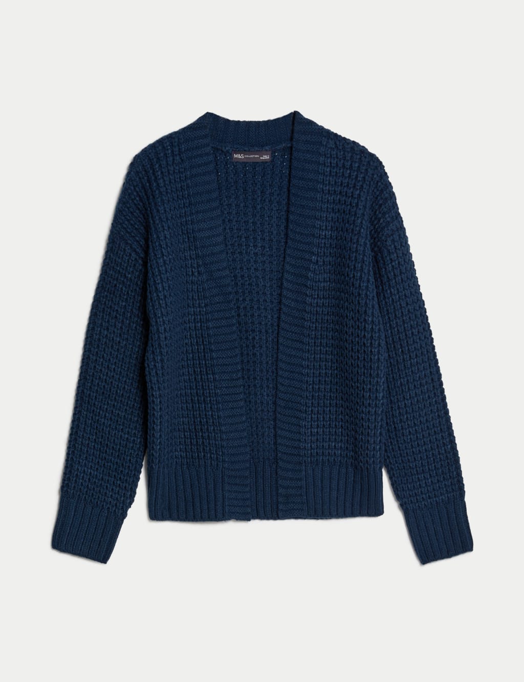 Marquise Navy Cotton Knitted Cardigan