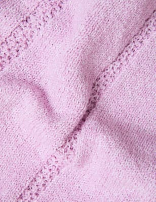 

M&S Collection Jersey texturizado de algodón con escote cerradoWomens - Cool Pink, Cool Pink