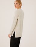 Recycled Blend Ribbed Relaxed Jumper