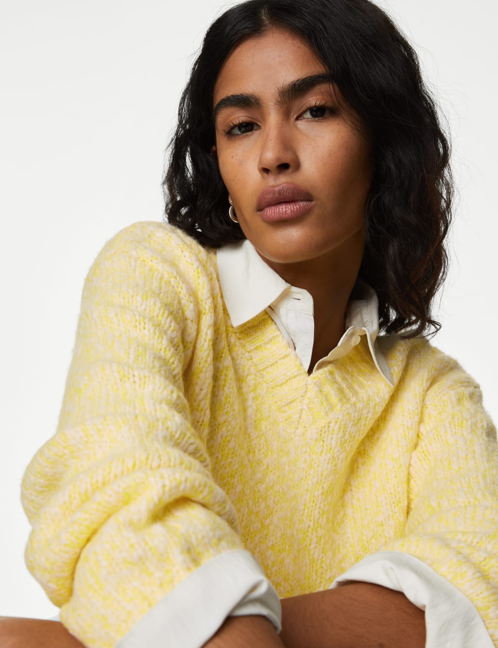 Women s Yellow Jumpers M S