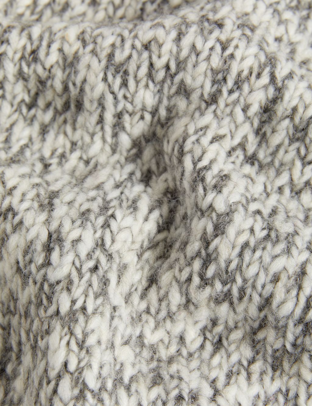 Textured Crew Neck Jumper with Wool image 6
