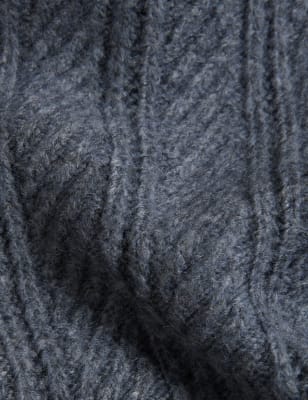 

M&S Collection Cárdigan de escote en pico texturizado con material recicladoWomens - Air Force Blue, Air Force Blue