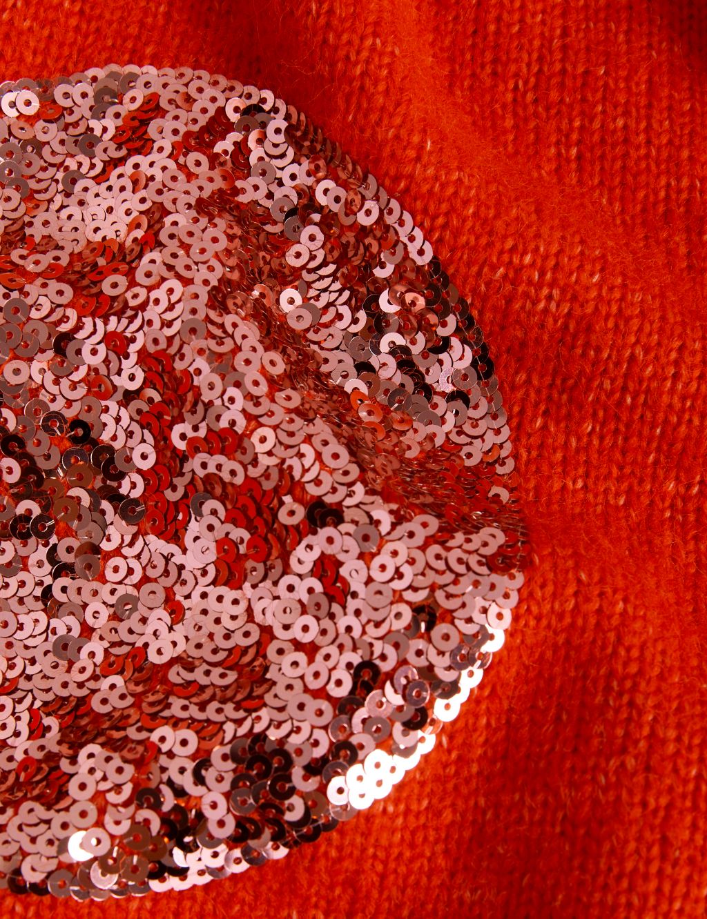 Recycled Blend Sequin Spot Print Jumper image 4