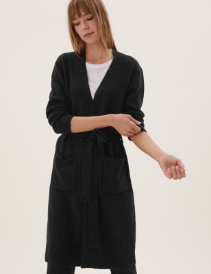 Textured Longline Cardigan