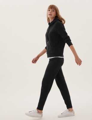 

Womens M&S Collection Knitted Joggers - Black, Black