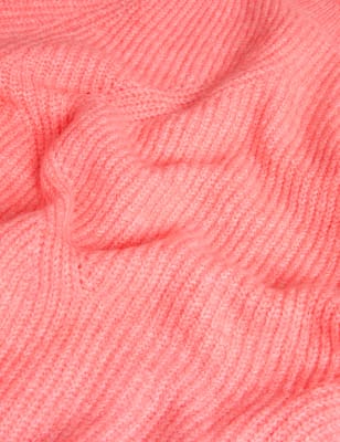 

Womens M&S Collection Ribbed Crew Neck Relaxed Jumper - Watermelon, Watermelon