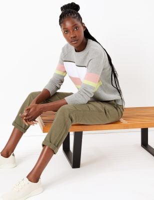 Pull d&eacute;contract&eacute; 100&nbsp;% coton