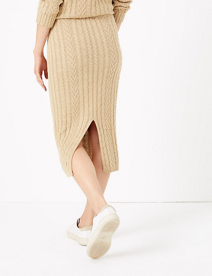 Knitted Midi Skirt