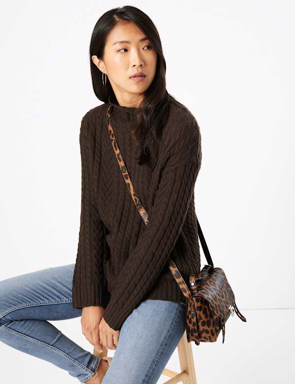 Cotton Rich Cable Jumper