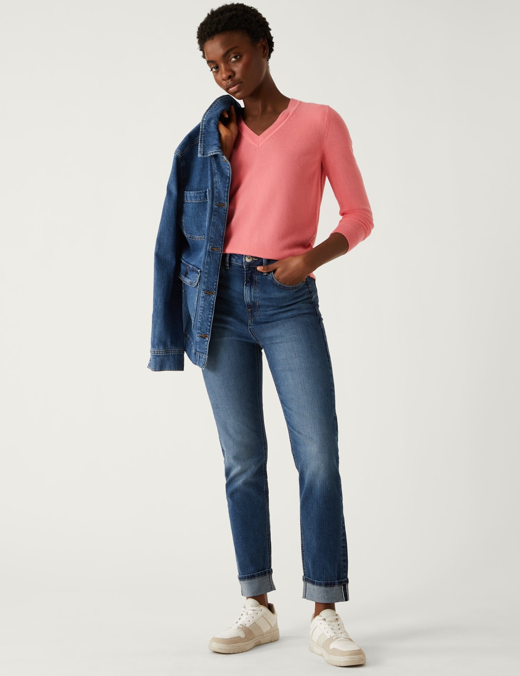 Supersoft V-Neck Jumper image 1