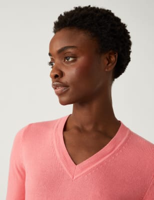 Supersoft V-Neck Jumper - TN