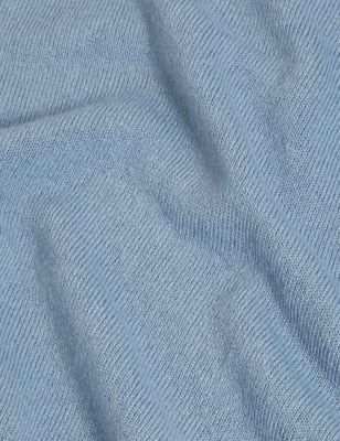 

M&S Collection Jersey supersuave con escote de picoWomens - Grey Blue, Grey Blue