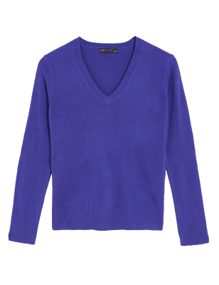 

Womens M&S Collection Supersoft V-Neck Jumper - Ultraviolet, Ultraviolet