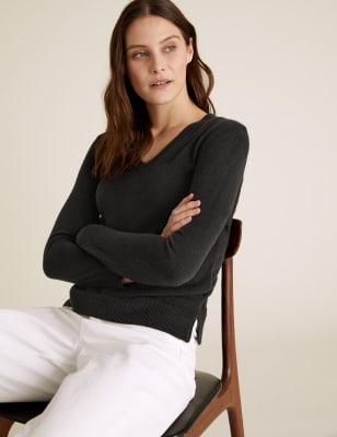 Pull en Cashmilon&trade; &agrave; col en V