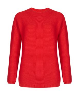 Pure Cashmere Ribbed Jumper | Best of British for M&S Collection | M&S