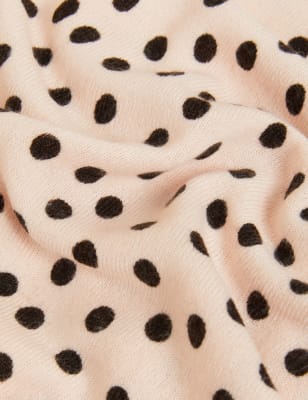 

Womens M&S Collection Supersoft Polka Dot Crew New Jumper - Light Pink Mix, Light Pink Mix