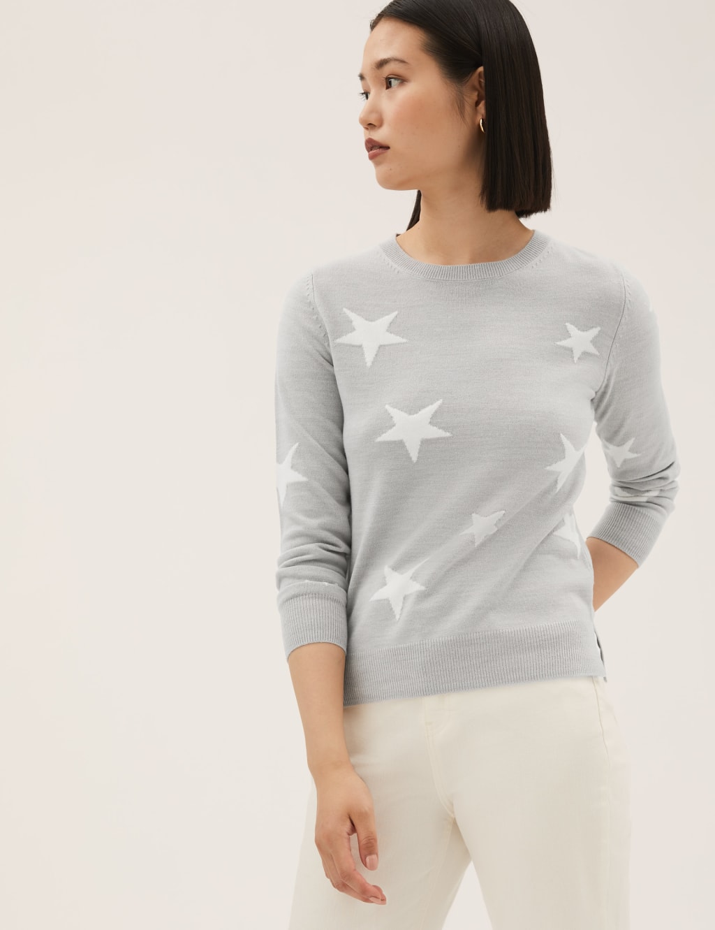 Ladies jumpers with stars on shop