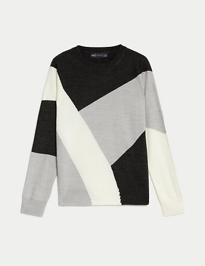 Ribbed Crew Neck Jumpers