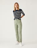 Supersoft Striped Crew Neck Jumper