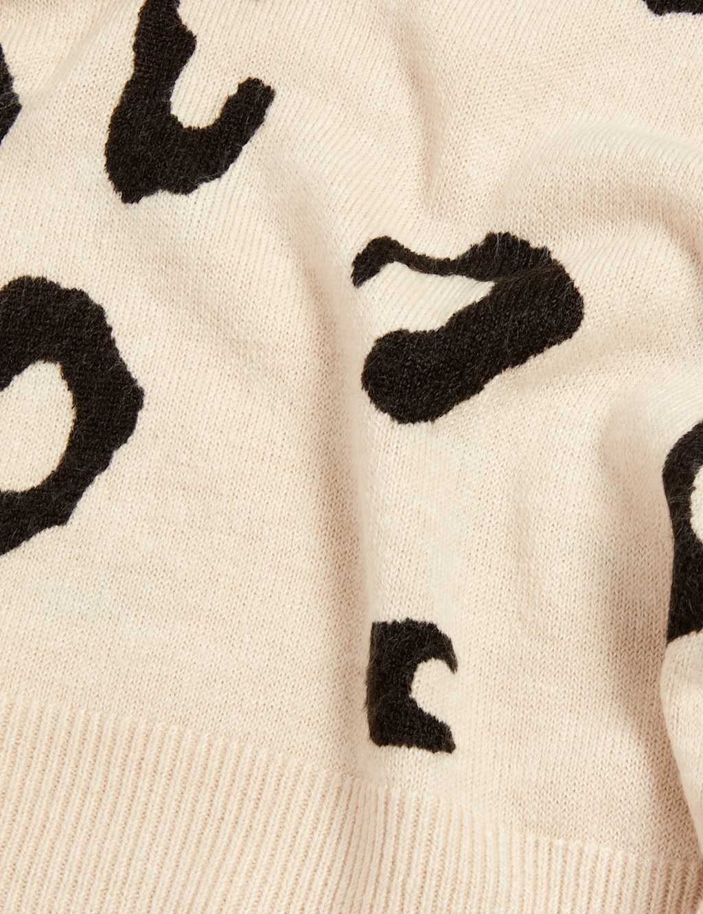 Supersoft Animal Print Crew Neck Jumper image 5