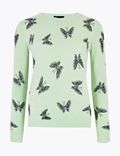 Supersoft Butterfly Crew Neck Jumper