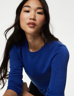 Marks and spencer sales blue jumper