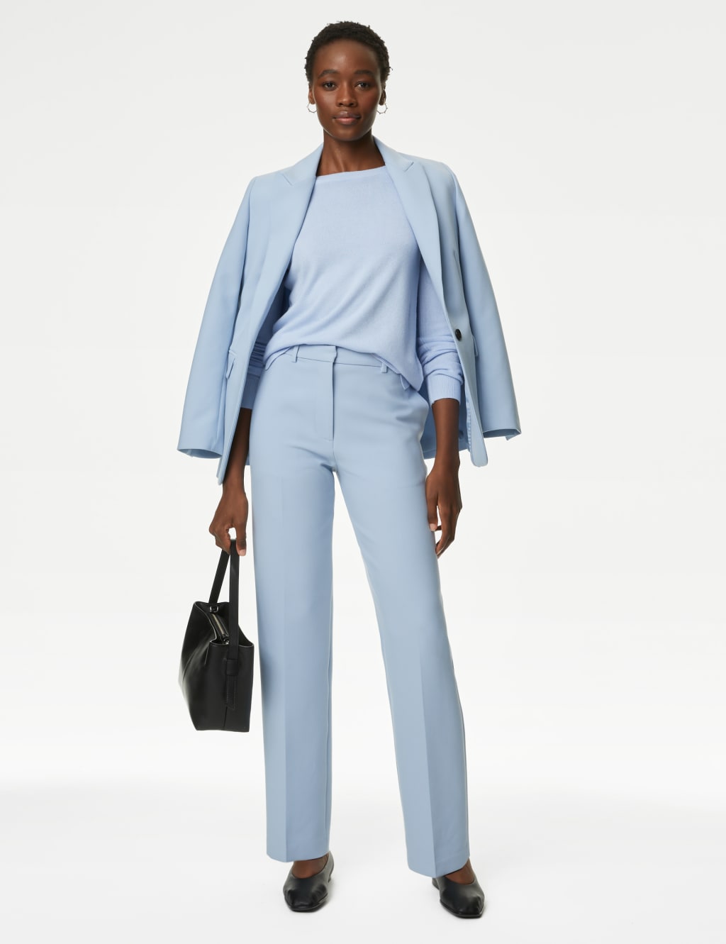 Light blue pants suit womens online