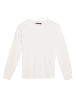 

Womens M&S Collection Supersoft Crew Neck Jumper - Cream, Cream