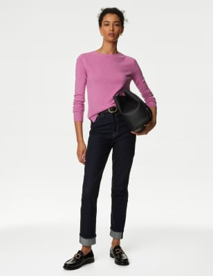 

Womens M&S Collection Supersoft Crew Neck Jumper - Freesia, Freesia