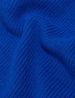 

Womens M&S Collection Soft Touch Ribbed Roll Neck Jumper - Sapphire, Sapphire