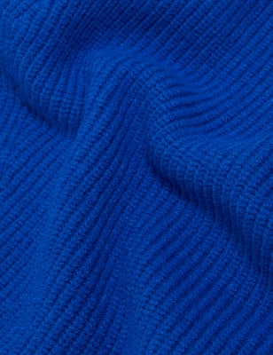 

Womens M&S Collection Soft Touch Ribbed Roll Neck Jumper - Sapphire, Sapphire