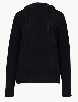 Textured Hooded Jumper | M&S Collection | M&S