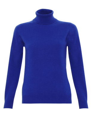 m&s mens cashmere polo neck