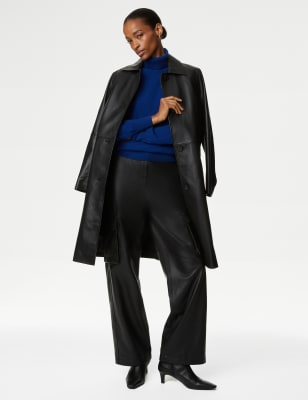 

Womens Autograph Pure Cashmere Roll Neck Jumper - Dark Blue, Dark Blue