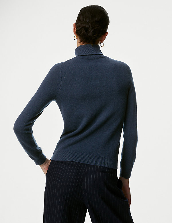 Pure Cashmere Roll Neck Jumper - AR