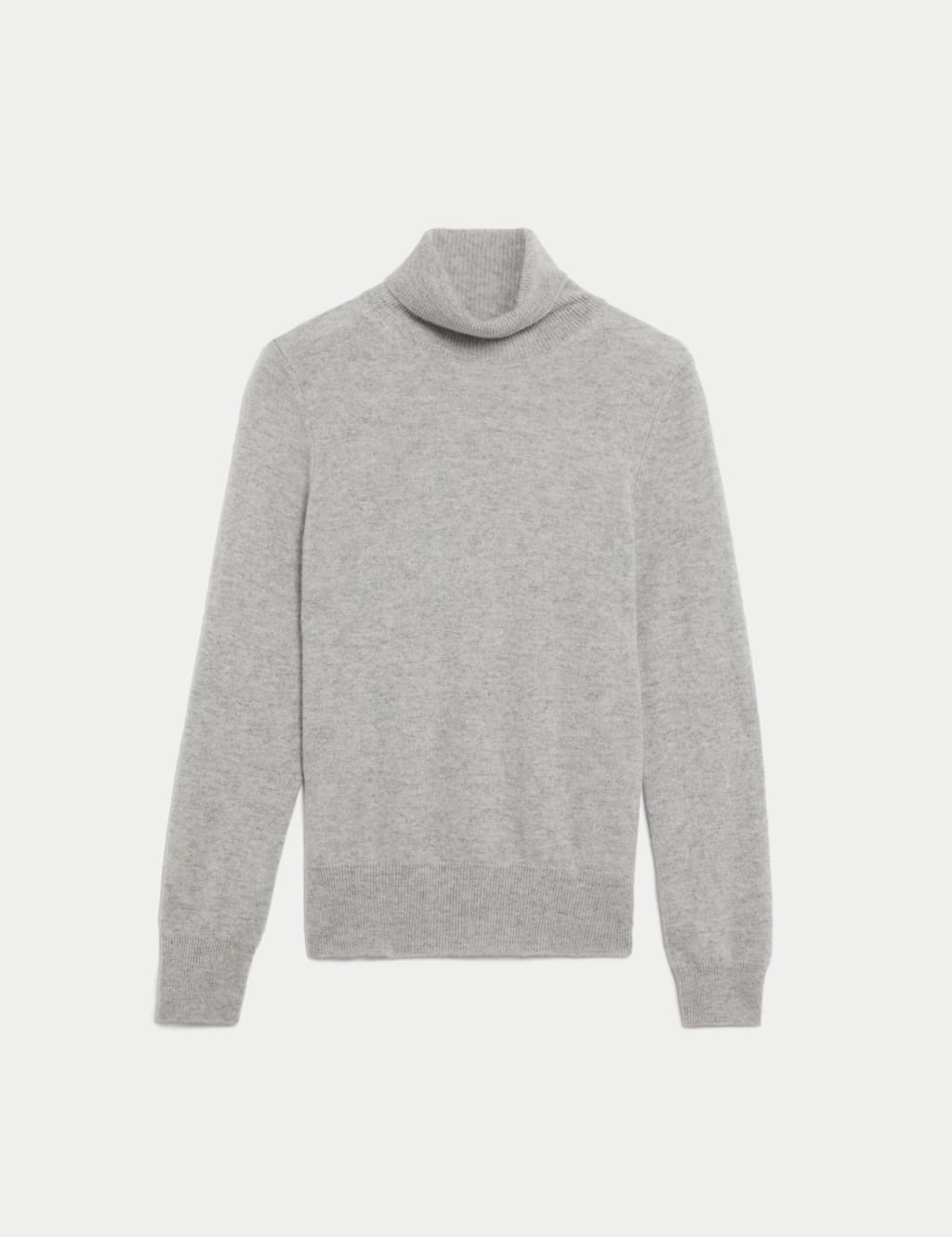 Pure Cashmere Roll Neck Jumper image 2
