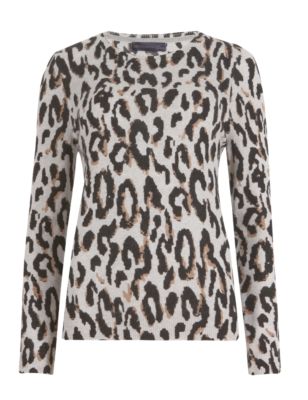 Pure Cashmere Animal Print Jumper | M&S Collection | M&S